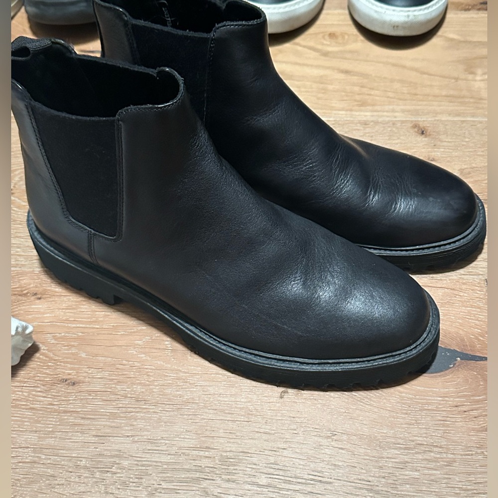 Vince leather Chelsea boots size 12 - Picture 5 of 5